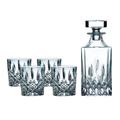 Royal Doulton Bar Set CIDESN14244 Seasons Square Decanter & 4 Tumblers, Set of 5, Crystalline