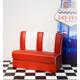 Just-Americana.com American Diner Furniture 50s Red & White Booth