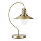 Modern Antique Brass Metal and Glass Fisherman's Vintage Style Lantern Bedside Touch Table Lamp