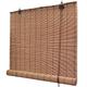 vidaXL Roller Blinds 150x220cm Brown Bamboo Blackout Shade Window Curtain