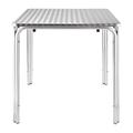 Bolero Square Stacking Table Stainless Steel 700mm Stainless Steel Top