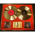 AMY WINEHOUSE/DOUBLE CD GOLD DISC DISPLAY/LTD. EDITION/COA"FRANK" & "BACK TO BLACK" /