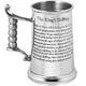 English Pewter Company 1 Pint Heavy Gauge Kings Shilling Pewter Tankard - As Seen On TV [HG170]