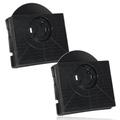 Spares2go Carbon Vent Extractor Filter for Elica Cooker Hood (Pack of 2)