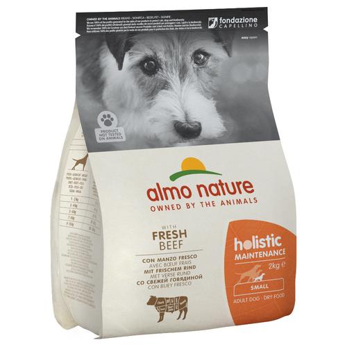 3x2kg Adult Rind & Reis Small Almo Nature Holistic Hundefutter trocken