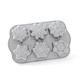 Nordic Ware 89648 Frozen Snowflakes Cakelet Pan, Aluminium, 3 Cups, Silver