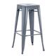 DUHOME Metal/Iron Bar Stool Chair/Stackable Industry Design Colour Selection 665D, colour:grey, material:Metal