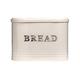 Premier Housewares 507631 Bread Bin Cream Biscuit Tin Bread Basket Bread Bin Sealed Bread Storage Bread Bin Storage Biscuit Tins Storage 25 x 33 x 20 cm