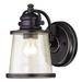 Westinghouse 62040 - 1 Light (Medium Screw Base) 10" Lantern Amber Bronze with Clear Seeded Glass Wall Light Fixture