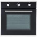 SIA SO101 60cm Black Built In Multi Function Electric Single True Fan Oven