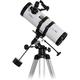 Zoomion Philae 114/500 EQ reflector telescope astronomical set with tripod, mount and eyepieces for children and beginners of astronomy