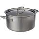 Le Creuset 3-Ply Stainless Steel Deep Casserole with Lid, 24 x 13.3 cm, 96200624001000