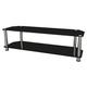 AVF Universal Black Glass and Chrome Legs TV Stand For up to 70 inch TVs