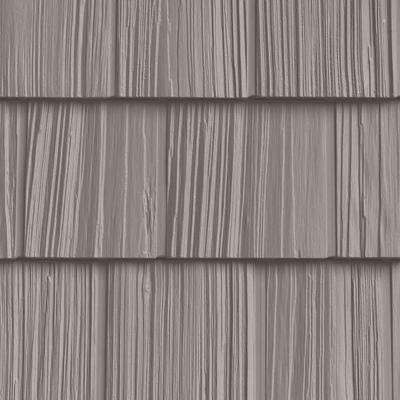 The Foundry 7 Inch Split Shake Vinyl Siding (1 Square) 008 Shadow