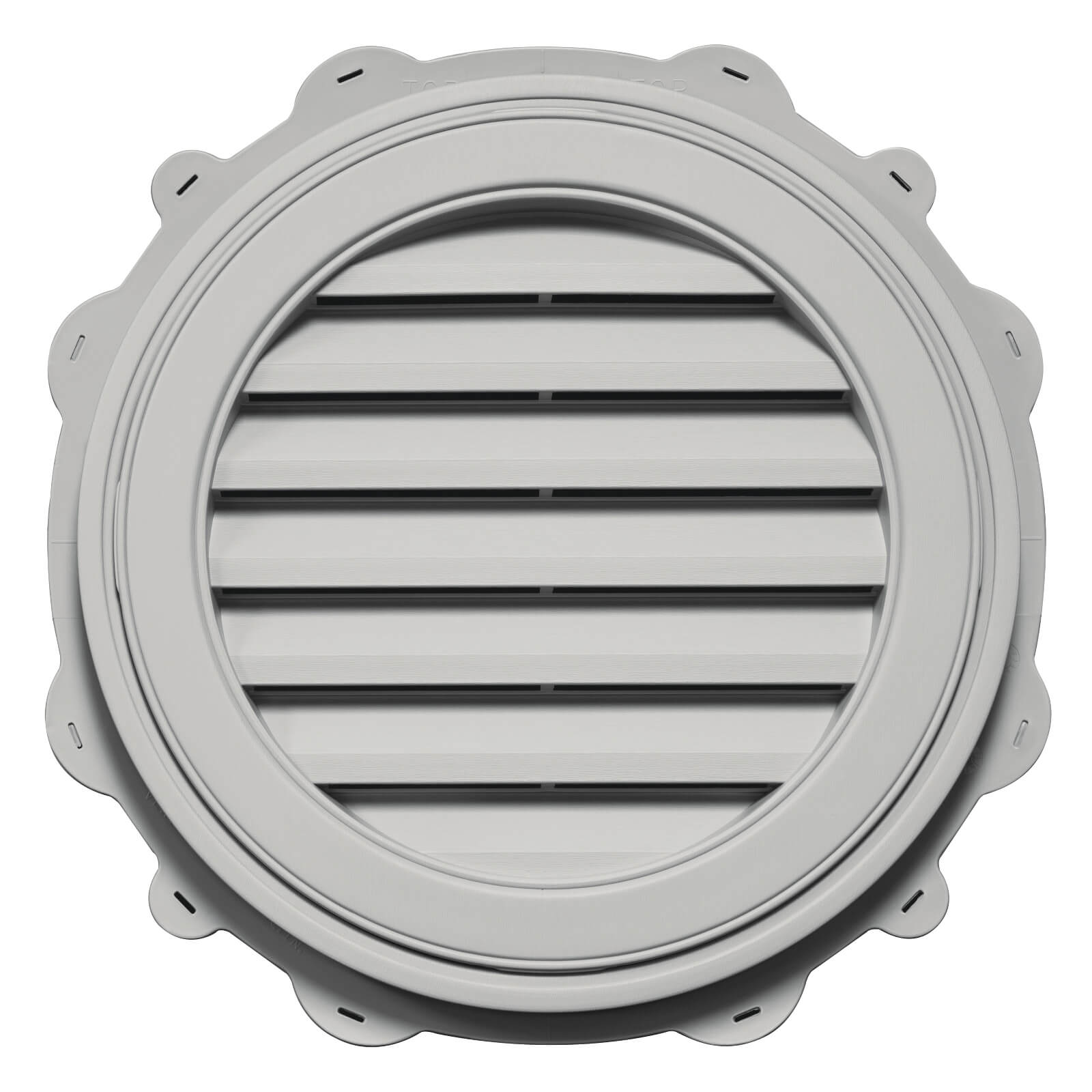 Mid America Round Vinyl Gable Vent 22 Inch - 030 Paintable