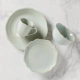Lenox French Perle Bead 4 Piece Place Setting, Service for 1 Ceramic/Earthenware/Stoneware in Blue | Wayfair 855136