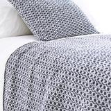 Pine Cone Hill Tyler Reversible Modern & Contemporary Coverlet/Bedspread Cotton in Blue | King Quilt | Wayfair Q270IK