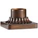 Pier-Mount Olde Bronze Outdoor Post Light Adapter