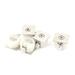 Furniture Cabinet White Plastic Shelf Support Screw Pin Peg Supporter 5pcs