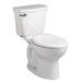 American Standard Cadet 1.28 GPF Elongated Two-Piece Toilet (Seat Not Included) in White | 18.13 W x 28.25 D in | Wayfair 215CB104.020