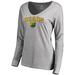 Women's Ash Baylor Bears Proud Mascot Long Sleeve T-Shirt