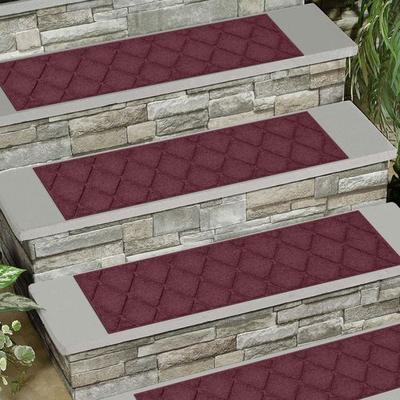 Abalynn Argyle Stair Treads Set of Four, Set of Fo...