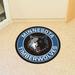 FANMATS NBA Minnesota Timberwolves Roundel 27 in. x 27 in. Non-Slip Indoor Door Mat Synthetics in Black | 27 W x 27 D in | Wayfair 18843