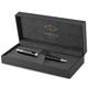 Parker Sonnet Ballpoint Pen | Black Lacquer with Palladium Trim | Medium Point Black Ink | Gift Box