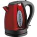 Hamilton Beach® 1.7 Liter Stainless Steel Electric Kettle Stainless Steel in Red | 8.78 H x 6.24 W x 9.24 D in | Wayfair 40885