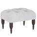 One Allium Way® Darra 24.5" Wide Tufted Rectangle Ottoman Velvet | 17 H x 24.5 W x 19 D in | Wayfair 7E9A1FB5A0A9437E971155B446D01A56