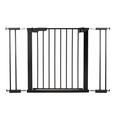 BabyDan Premier, Extra Wide Pressure Fit Stair Gate, Covers openings between 99-106.3 cm/39-41.8 inches, Baby Gate/Safety Gate, Metal, Black, Made in Denmark - (Pet Gate/Dog gate)
