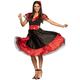 Boland - Erwachsenen-Kostüm Flamenco-Tänzerin, Kleid, Gürtel und Haarschmuck, Spanierin, Set, Karneval, Mottoparty, EM, WM