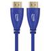 SPECO TECHNOLOGIES HDVL6 HDMI Cable,6 ft. L,Blue,Dual SHLD