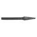 MAYHEW 10502MAY Chisel,1/4in. Tip,5-3/4in. L,Half Round