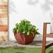 Gracie Oaks Murtagh Composite Pot Planter Composite in Brown | 13 H x 16 W x 16 D in | Wayfair MCRR3630 26988518