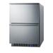 Summit Appliance 3.4 cu. ft. Convertible Mini Fridge Stainless Steel in Gray | 34 H x 23.63 W x 25 D in | Wayfair FF642D