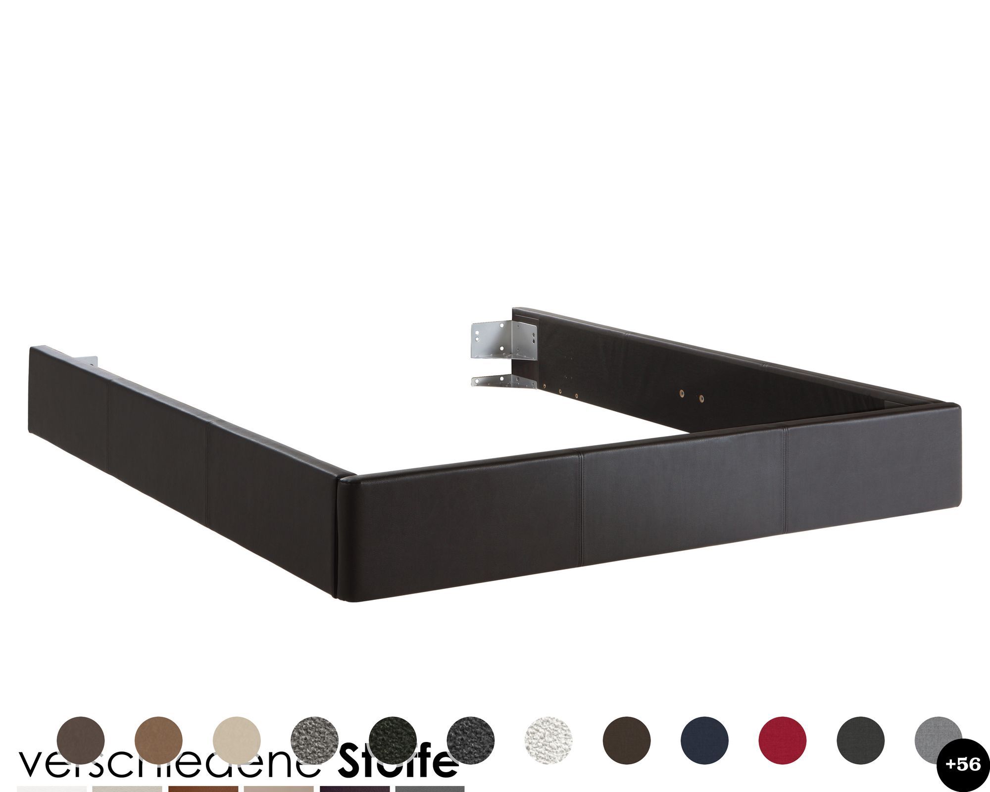 Hasena Dream-Line Bettrahmen Ciara 23/3S 180x200 cm / PK3 Alpina 391 Anthrazit