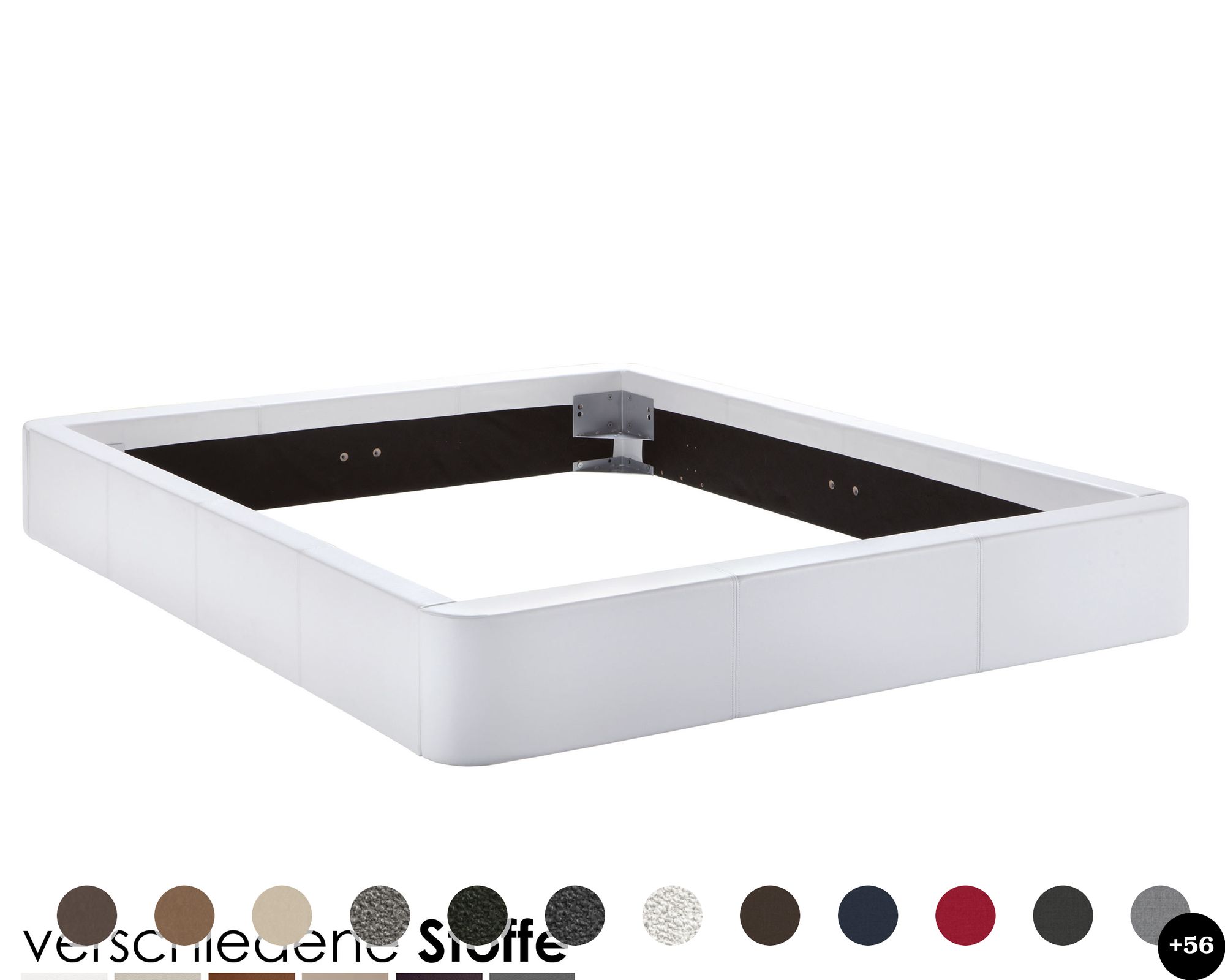 Hasena Dream-Line Bettrahmen Ciara 28/4S 180x200 cm / PK3 Alpina 391 Anthrazit