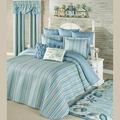 Clearwater Grande Bedspread Multi Cool, Queen, Multi Cool