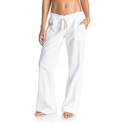 Roxy Oceanside - Flared Trousers for Women Bianco