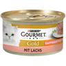 Gourmet Gold Tortini 24 x 85 g - Salmone