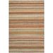 White 120 x 0.25 in Area Rug - Dakota Fields Basler Striped Hand-Woven Wool Beige Area Rug Wool | 120 W x 0.25 D in | Wayfair