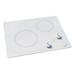 Antarctic Kenyon 21" Electric Cooktop w/ 2 Burners in White | 3.25 H x 17 W x 21 D in | Wayfair B49512