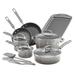 Rachael Ray Classic Brights Porcelain Nonstick Cookware Cookware Set, 14-Piece Non Stick/Aluminum in Indigo | Wayfair 14558