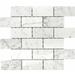 Parvatile Carrara 2" x 4" Marble Brick Joint Mosaic Wall Tile Natural Stone/Marble in Gray/White | 4 H x 2 W x 0.31 D in | Wayfair