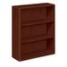 HON 10700 Series Standard Bookcase in Brown/Red | 42.91 H x 36 W x 13.13 D in | Wayfair H10753.NN