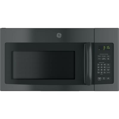GE 1.6 Cu. Ft. Full-Size Microwave - Black - JVM3162DJBB