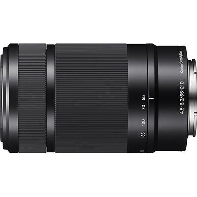 Sony 55-210mm f/4.5-6.3 Telephoto Lens for Most Sony Alpha E-Mount Cameras - Black - SEL55210/B