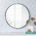 Uttermost Tazlina Brushed Nickel 29 1/2" Round Wall Mirror