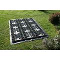 Hawklok 12x6ft PLASTIC SHED BASE KIT FOR A GARDEN SHED + MEMBRANE & CLIPS